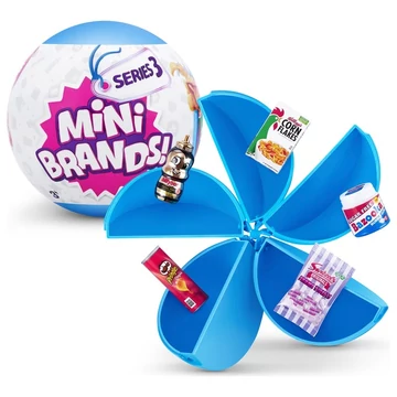 5 Surprise Mini Brands-mini termékek/élelmiszer/kiegészítők (széria:3)