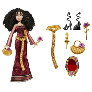 Disney Aranyhaj gonosz szereplője Mother Gothel/ Nyanya Banya baba sok kiegészítővé 28 cm Disney Aranyhaj gonosz szereplője Mother Gothel/ Nyanya Banya baba sok kiegészítővé 28 cm