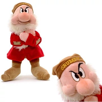Disney Hófehérke és a hét törpe / Morgó plüss figura 33 cm