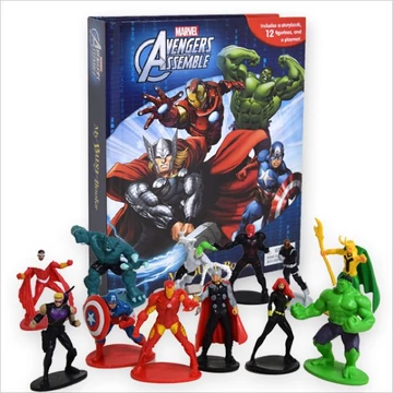 Marvel Bosszúálok/Avengers mesekönyv 10 darab figurával és játszószőnyeggel angol nyelvű Marvel Bosszúálok/Avengers mesekönyv 10 darab figurával és játszószőnyeggel angol nyelvű