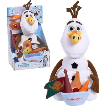 Disney Jégvarázs / Olaf plüss figura "Segíts megtalálni az orrom!" (beszél) 35 cm 