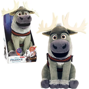 Disney Jégvarázs / Sven zenélő,mozgó nagy plüss figura 37 cm Disney Jégvarázs / Sven zenélő,mozgó nagy plüss figura 37 cm