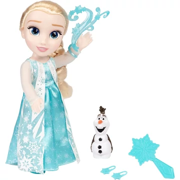 Disney Jégvarázs Elza baba kiegészítőkkel 35 cm (zenél)  Disney Jégvarázs Elza baba kiegészítőkkel 35 cm (zenél)