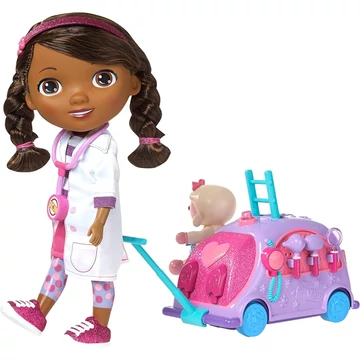 Disney Dr. Plüssi/Doc McStuffin nagy mozgó rendelő szett 