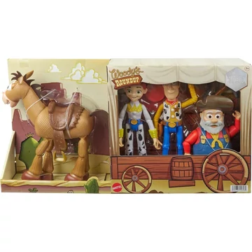 Disney Toy Story figura szett (Woody, Jessie, Szemenagy  és Stinky Pete )