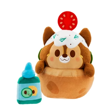 Disney Munchlings "Street Food" / Chip falafel pite plüss 40 cm