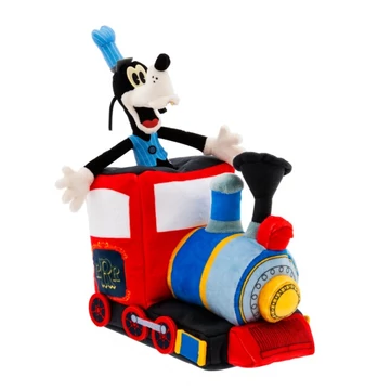 Disney Goofy plüss Minnie és Mickey's Runaway Railway plüss vonatban 