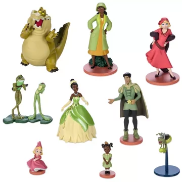 Disney A hercegnő és a béka figura szett 9 darabos