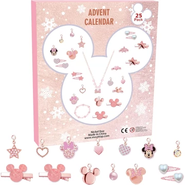 Disney Minnie egér ékszer/hajdísz Adventi kalendárium, naptár szett 25 darabos Disney Minnie egér ékszer/hajdísz Adventi kalendárium, naptár szett 25 darabos