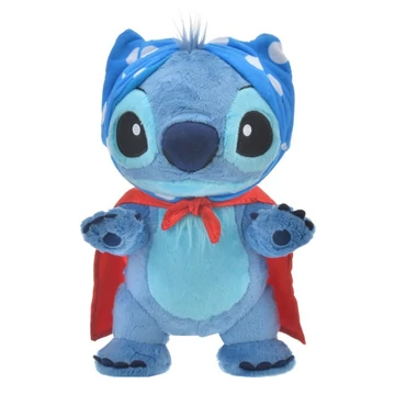 Disney Lilo és Stitch / Stitch plüss "szuperhős" jelmezben 