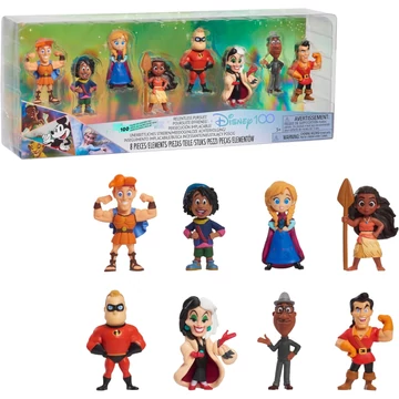 Disney 100 limitált 8 darabos figura szett "Akik elszántan küzdenek"