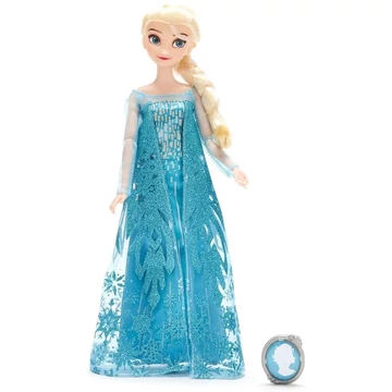 Disney Elza baba + medál kiegészítővel 28 cm