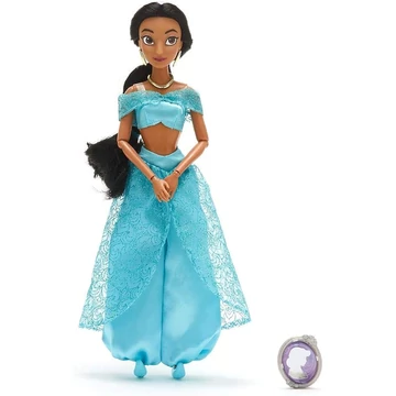 Disney Jázmin baba + medál kiegészítővel 28 cm