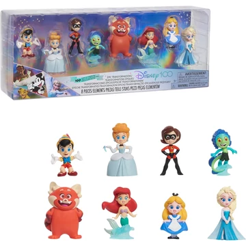 Disney 100 limitált 8 darabos figura szett "Akik bátrak változni" Disney 100 limitált 8 darabos figura szett "Akik bátrak változni"