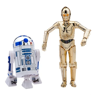 Star Wars R2-D2 és C-3PO akciófigurák fényekkel és hangokkal