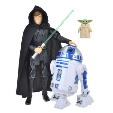 Star Wars Luke Skywalker, R2-D2 és Grogu interaktív figura szett 