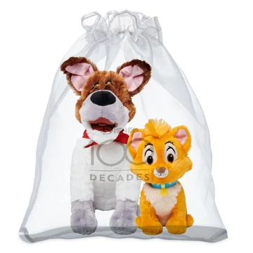 Disney 100 Oliver és Társai / Oliver és Dodger plüss szett disztasakban 