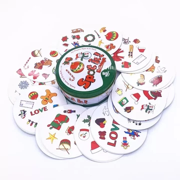 Spot It Dobble - kártyajáték Karácsony  (55 darabos)