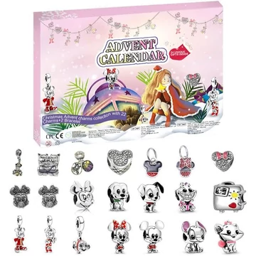 Disney karrakteres ékszer Adventi kalendárium, naptár szett 24 darabos Disney karrakteres ékszer Adventi kalendárium, naptár szett 24 darabos