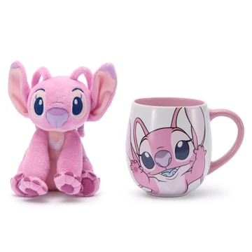 Disney Lilo és Stitch / Angel bögre + plüss 535 ml