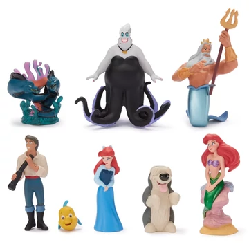 Disney Ariel, a kis hableány figura szett 8 darabos