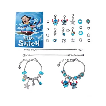 Disney Lilo és Stitch karrakteres ékszer naptár szett 24 darabos (szörf)