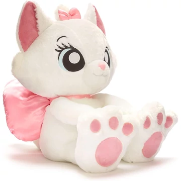Disney Macskarisztokraták mese Marie cica óriás masnival és "nagy lábbal" plüss figura 52 cm