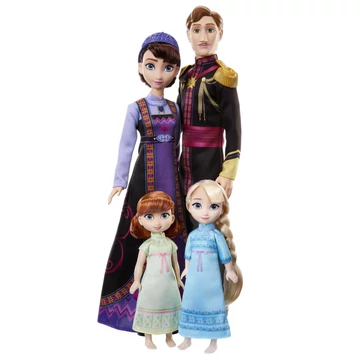 Disney Jégvarázs 2 Arendelle királyi család baba szett 4 darabos 