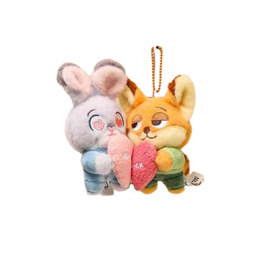 Disney Zootropolis – Állati nagy balhé 2. / Judy Hopps és Nick Wilde plüss kulcstartó (mágneses)