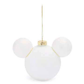 Disney Mickey egér ikon fehér golyó dísz 16 cm