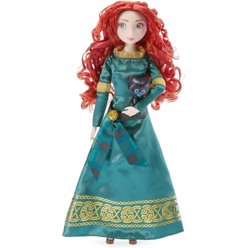 Disney Merida hercegnő baba kis figura barátjával