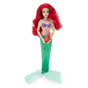 Disney Ariel hercegnő baba kis figura barátjával