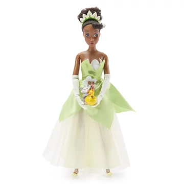 Disney Tiana hercegnő baba kis figura barátjával