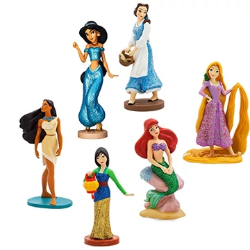 Disney Hercegnős csillogó figura szett 6 darabos 