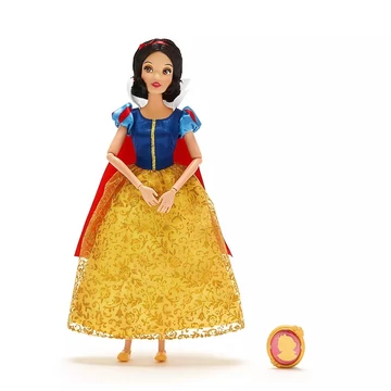 Disney Hófehérke baba + medál kiegészítővel 28 cm