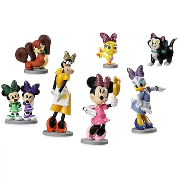 Disney Minnie egér és barátai csillogós figura szett 7 darabos 