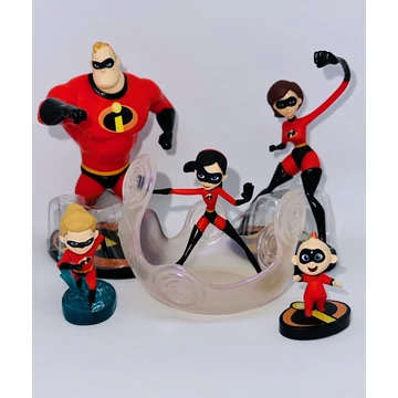 Disney Pixar Hihetetlen család 5 darabos figura szett Disney Pixar Hihetetlen család 5 darabos figura szett