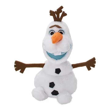 Disney Jégvarázs Olaf hópelyhes csillogó plüss figura 18 cm