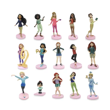 Disney Rontó Ralph mese ihlette "Laza" hercegnős figura szett Vanellopéval  15 darabos 