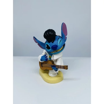 Disney Lilo és Stitch csillogós figura 6 cm (Elvis Stitch)