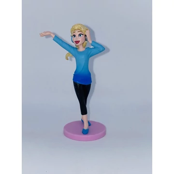 Disney Rontó Ralph mese ihlette "Laza" kényelmes ruhás Jégvarázs Elza hercegnő figura 10 cm