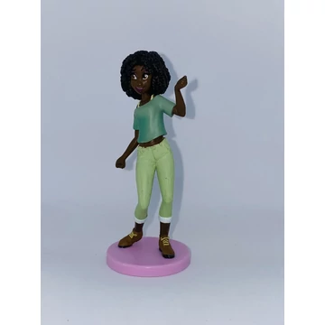 Disney Rontó Ralph mese ihlette "Laza" kényelmes ruhás Tiana hercegnő figura 10 cm