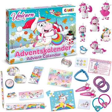 Disney Unikornis Adventi kalendárium / naptár 24 darabos