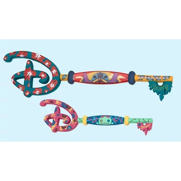 Disney Stitch gyűjthető kulcs szett 2 darabos 