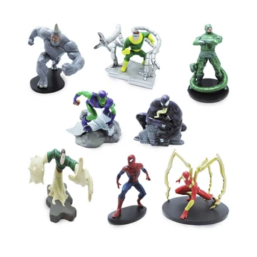 Marvel Pókember 9 darabos figura szett  Marvel Pókember 9 darabos figura szett