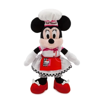 Disney Minnie egér séf jelmezes plüss figura 33 cm