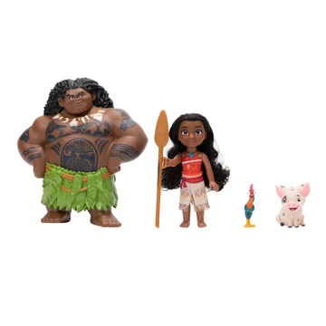 Disney Vaiana, Maui, HeiHei, Pua baba/figura készlet 