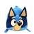 Bluey plüss táska 