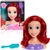 Disney Ariel hercegnő hajformázó babafej 14 cm
