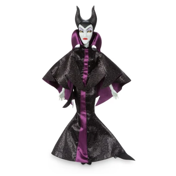 Disney Csipkerózsika gonosz szereplője Maleficent/Demona baba 30 cm